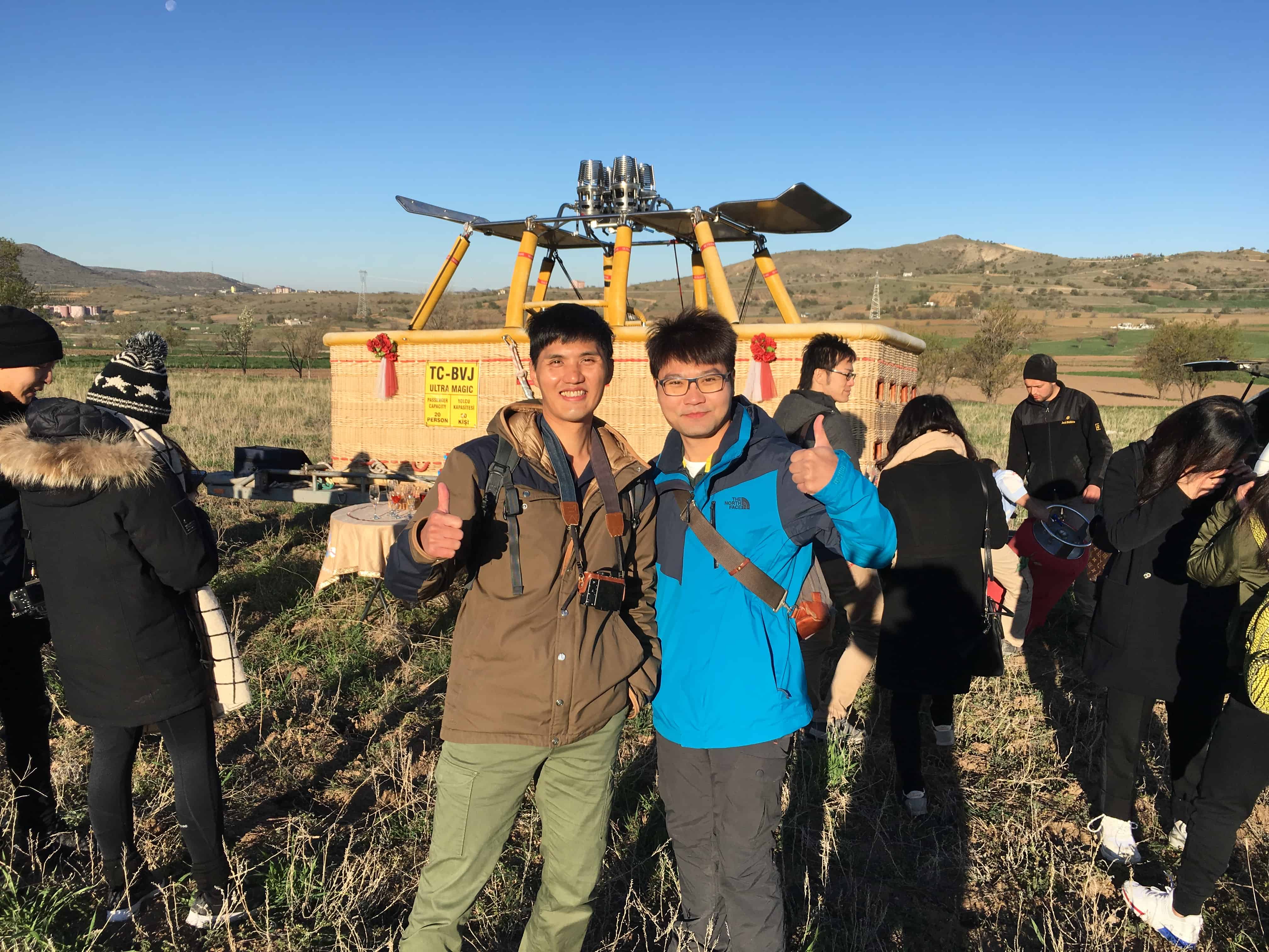 George, Gordon, Cappadocia, hot air balloon